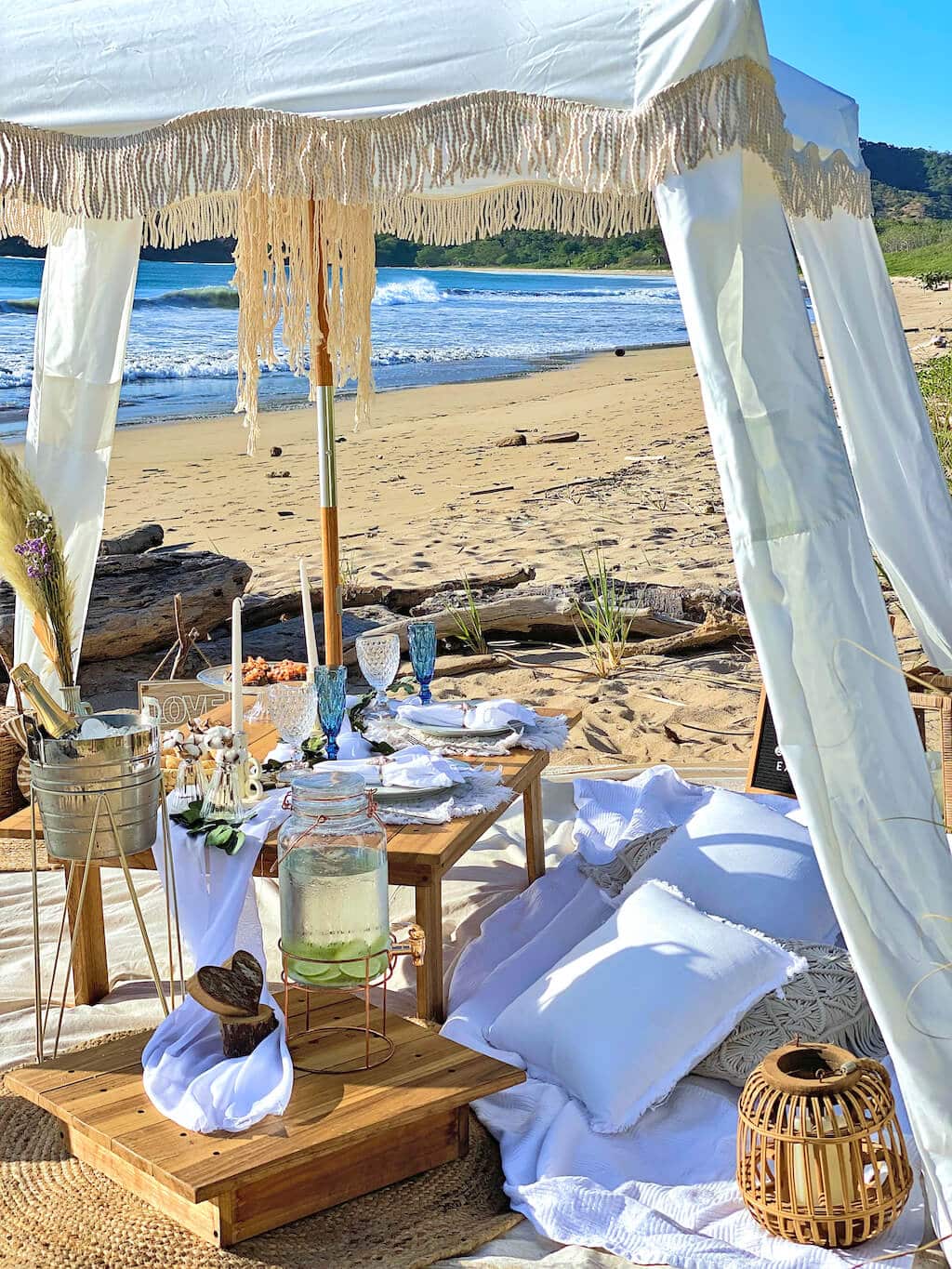 Luxury Beach Picnic in Costa Rica